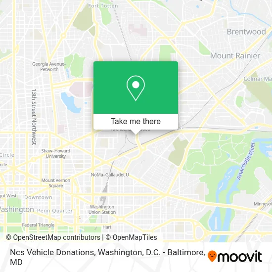 Ncs Vehicle Donations map