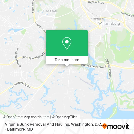 Virginia Junk Removal And Hauling map
