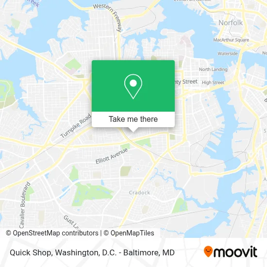 Quick Shop map