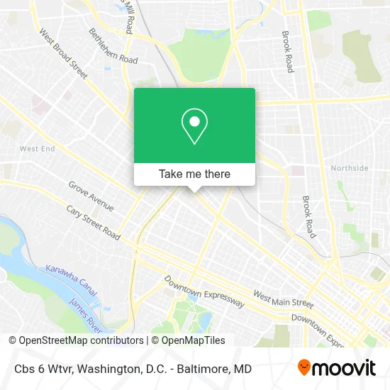 Cbs 6 Wtvr map