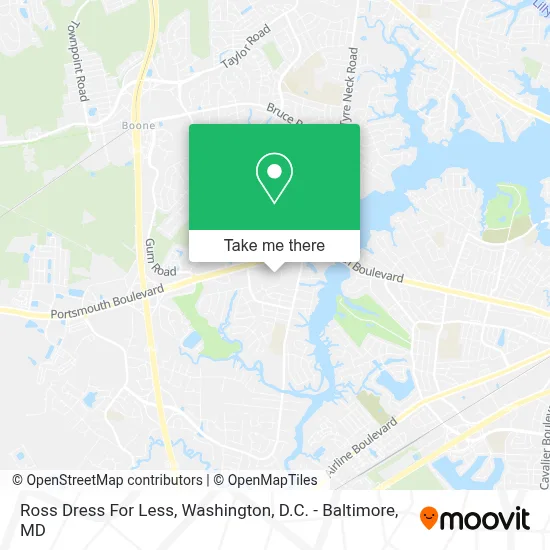 Ross Dress For Less map