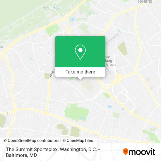The Summit Sportsplex map