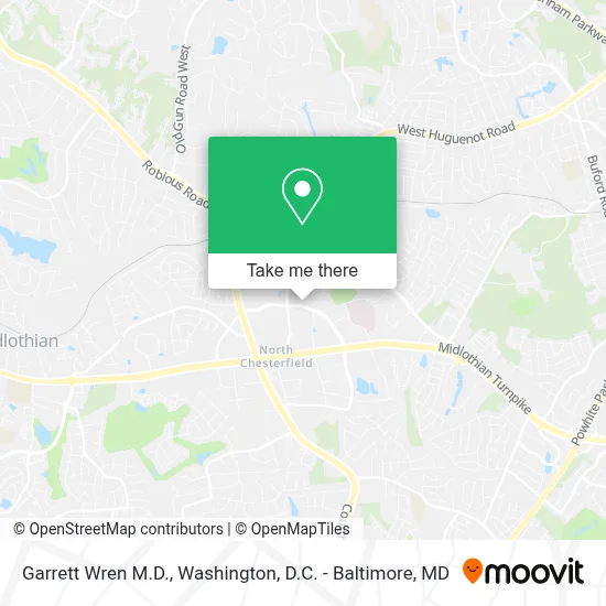 Garrett Wren M.D. map