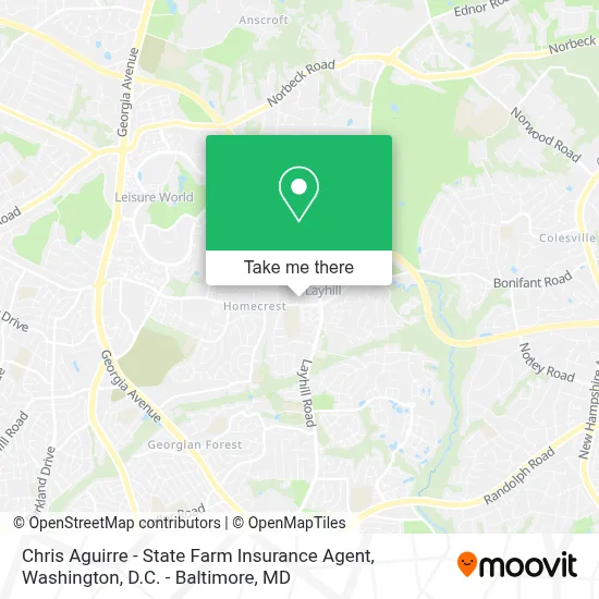 Chris Aguirre - State Farm Insurance Agent map