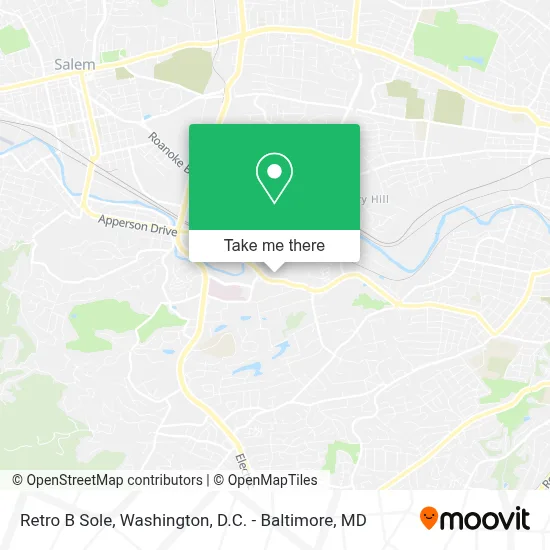 Retro B Sole map