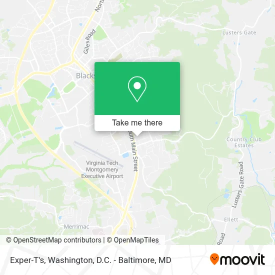 Exper-T's map