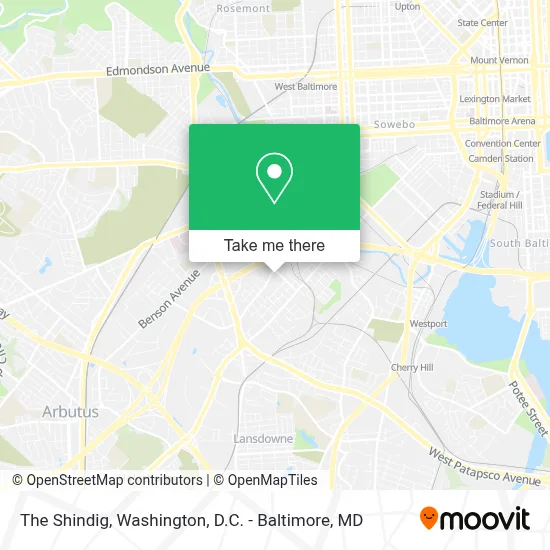 The Shindig map