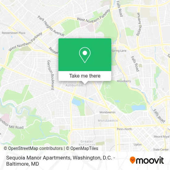 Sequoia Manor Apartments map