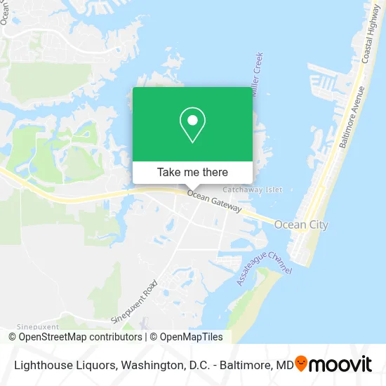 Lighthouse Liquors map