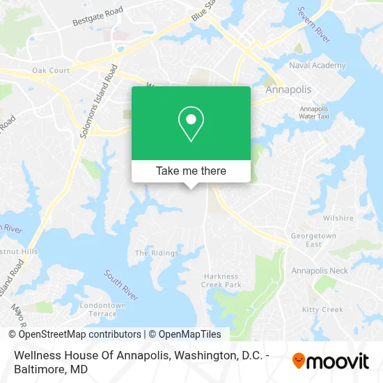 Wellness House Of Annapolis map