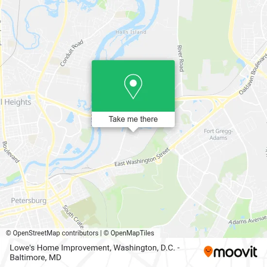Lowe's Home Improvement map