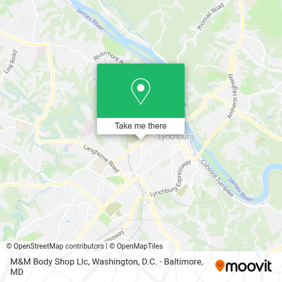 M&M Body Shop Llc map