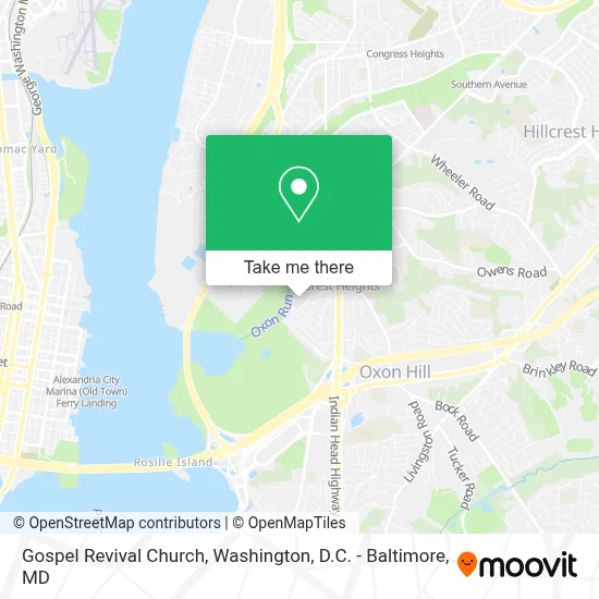 Gospel Revival Church map