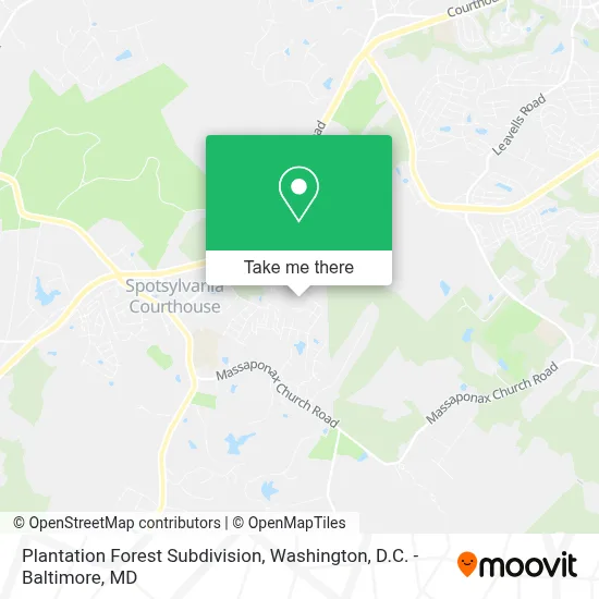 Plantation Forest Subdivision map