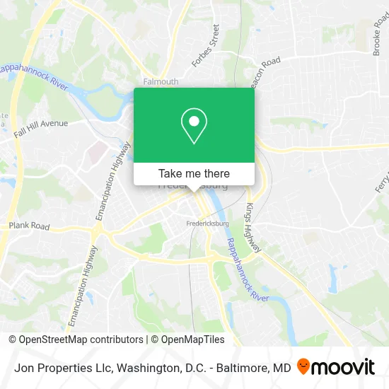 Jon Properties Llc map