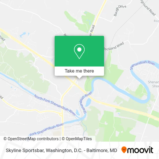 Skyline Sportsbar map