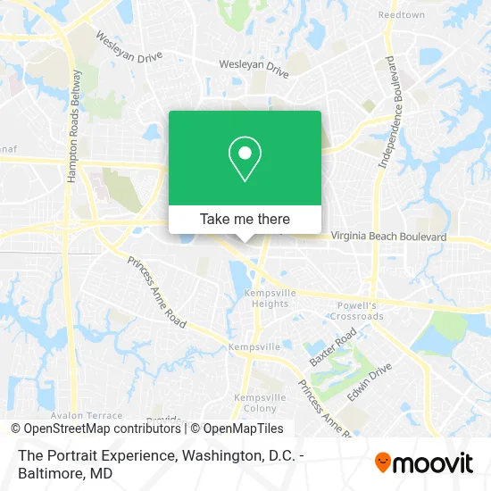 The Portrait Experience map