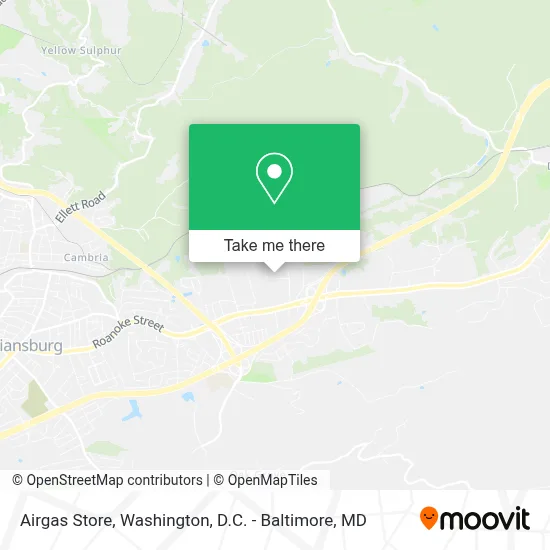 Airgas Store map