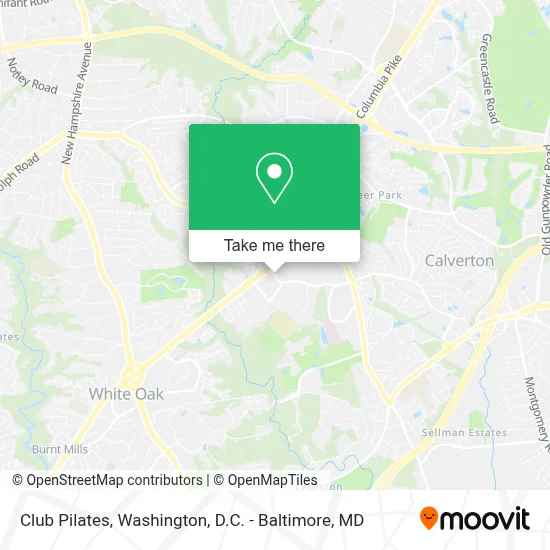 Club Pilates map