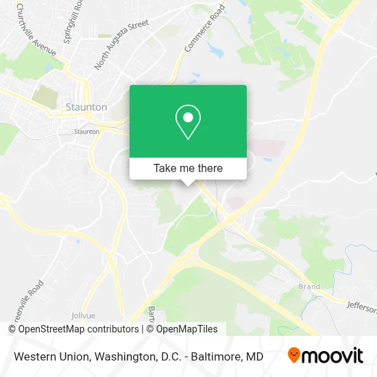 Western Union map