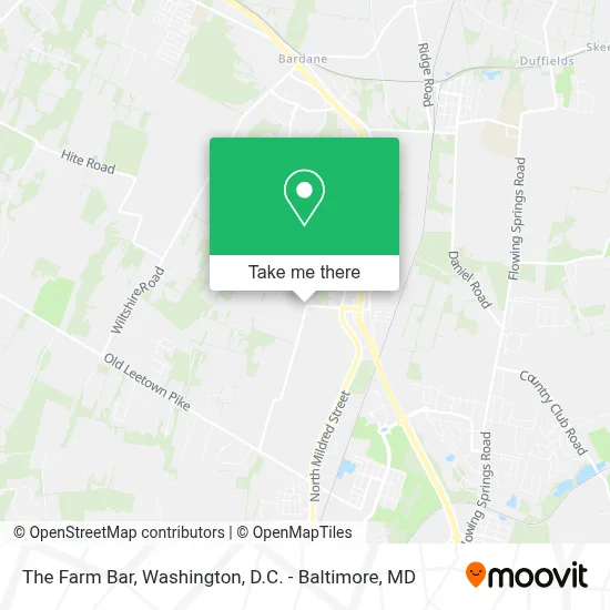 The Farm Bar map