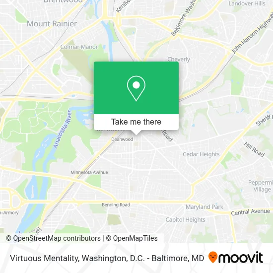 Virtuous Mentality map