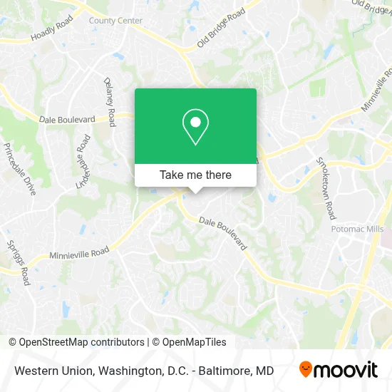 Western Union map