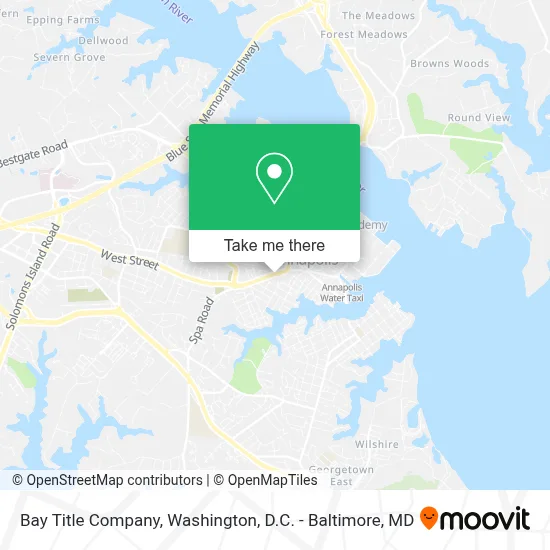 Bay Title Company map