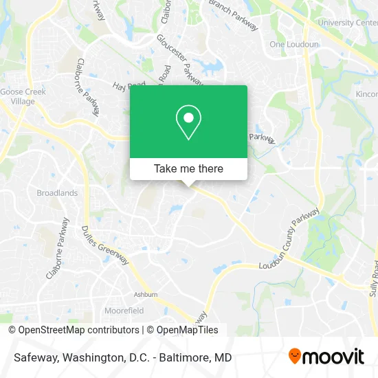 Safeway map