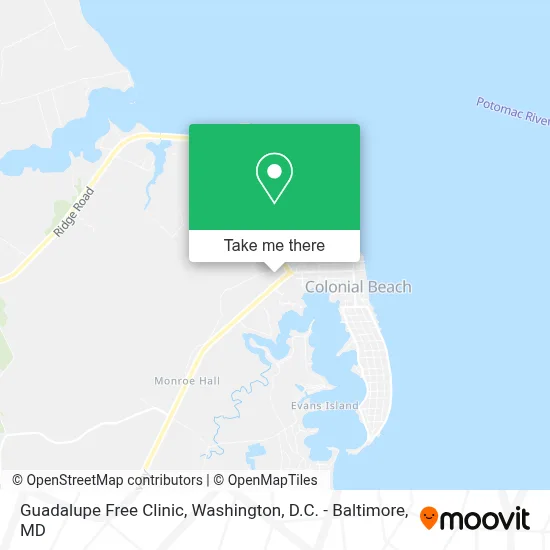 Guadalupe Free Clinic map