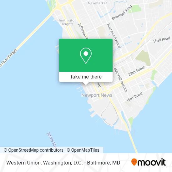 Western Union map