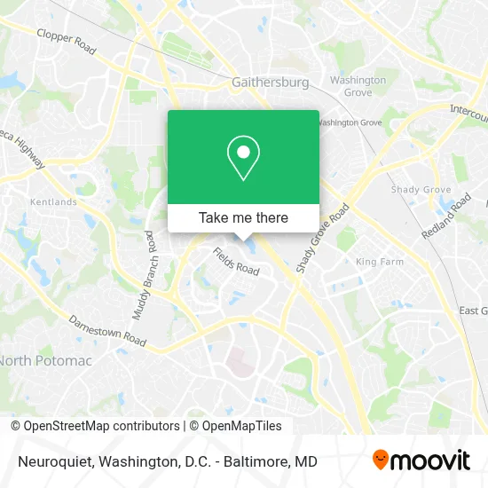 Neuroquiet map
