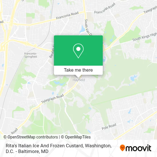 Rita's Italian Ice And Frozen Custard map