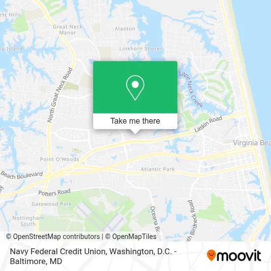 Navy Federal Credit Union map