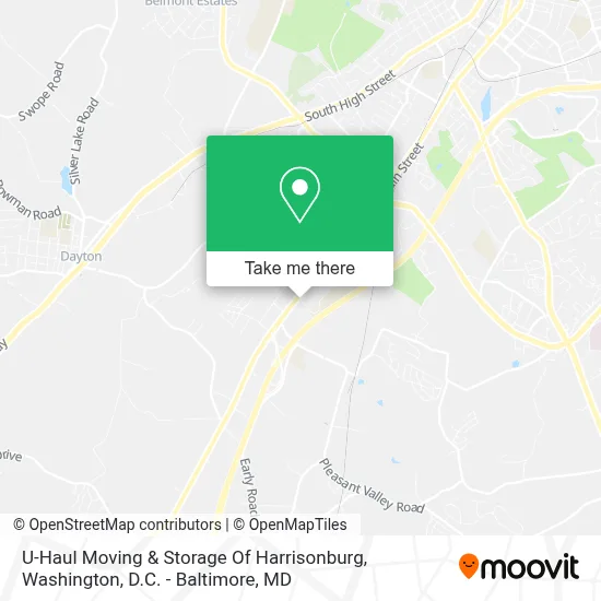 U-Haul Moving & Storage Of Harrisonburg map
