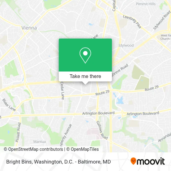 Bright Bins map
