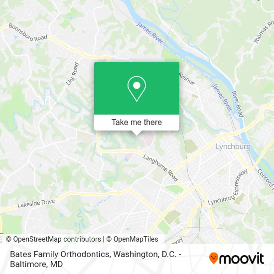 Bates Family Orthodontics map