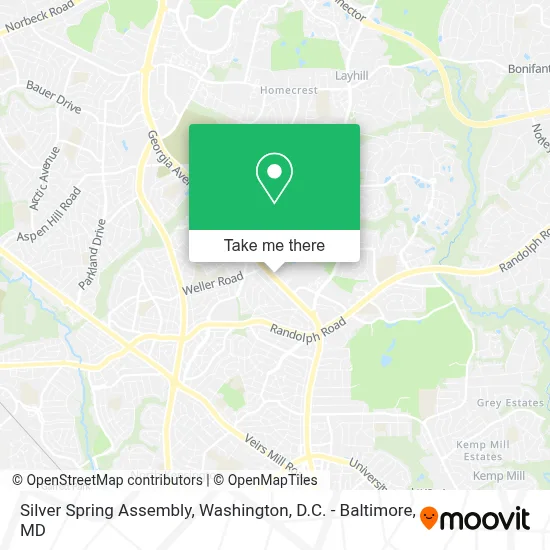 Silver Spring Assembly map