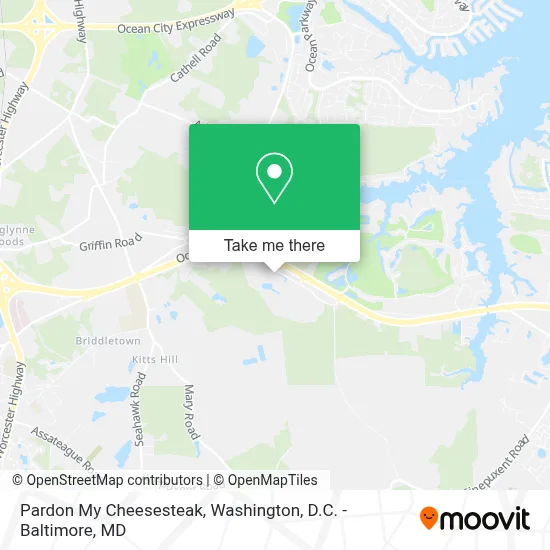 Pardon My Cheesesteak map