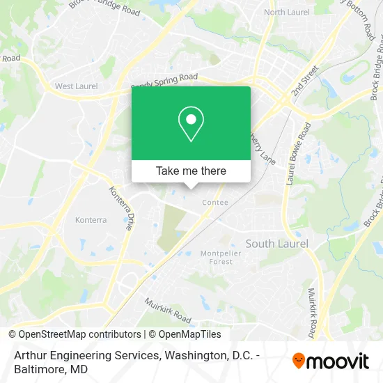 Arthur Engineering Services map