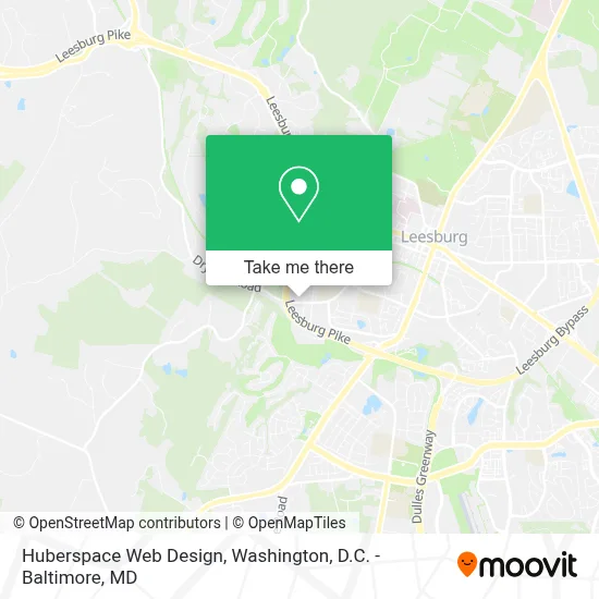 Huberspace Web Design map