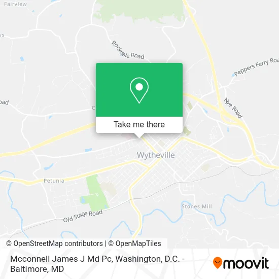 Mcconnell James J Md Pc map