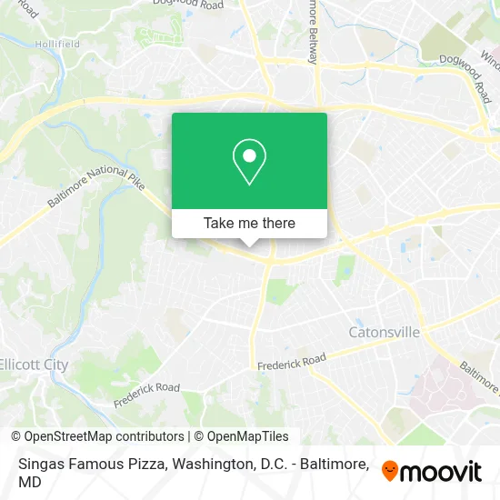 Singas Famous Pizza map