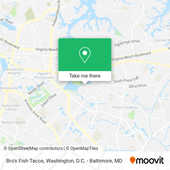 Bro's Fish Tacos map