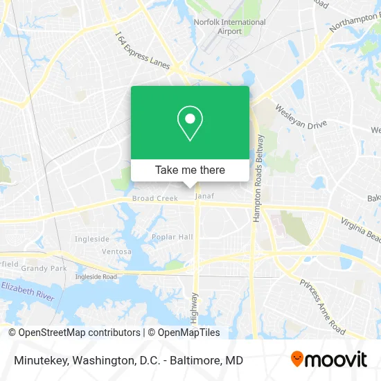 Minutekey map