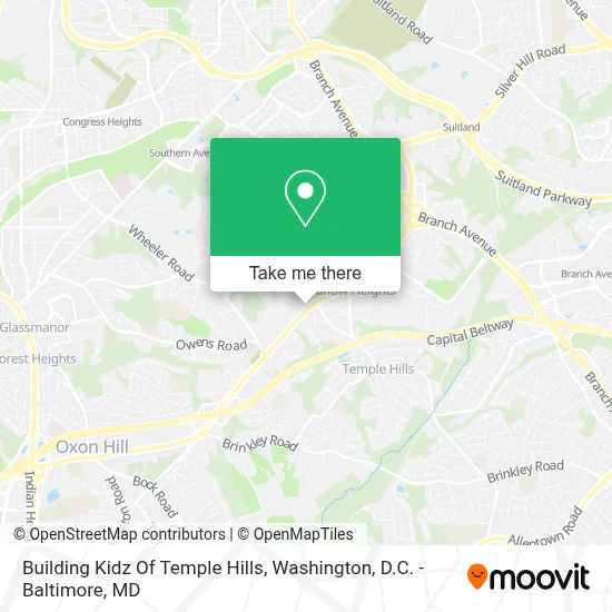 Building Kidz Of Temple Hills map