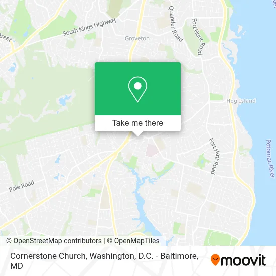 Cornerstone Church map