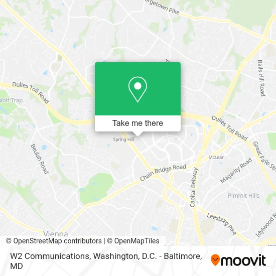 W2 Communications map