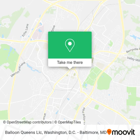 Balloon Queens Llc map