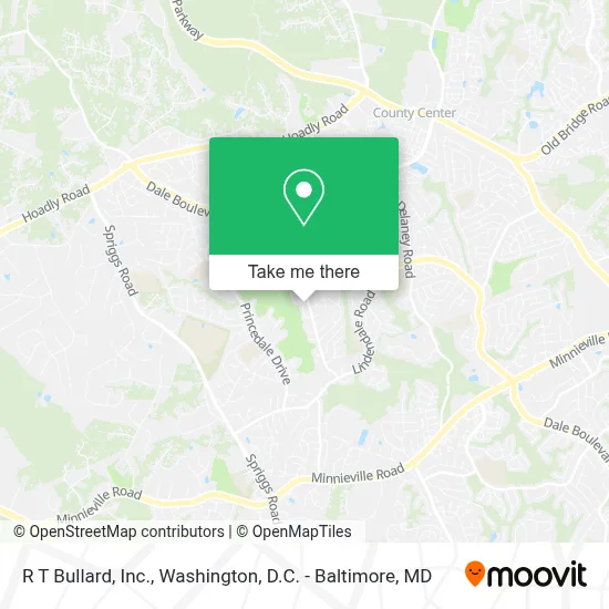 R T Bullard, Inc. map